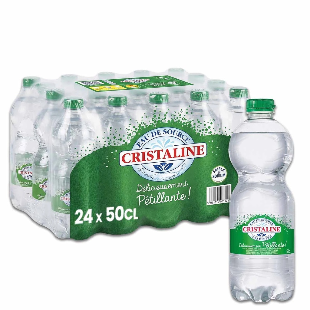 Cristaline Eau Pétillante Bouteille 24x50 Cl