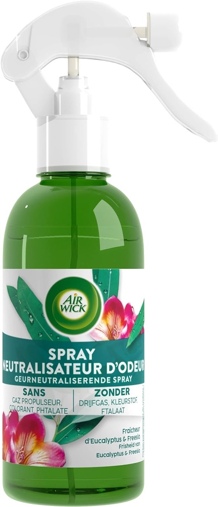 Air Wick Eucalyptus & Freesia Spray Neutralisateur d'Odeurs 237 Ml