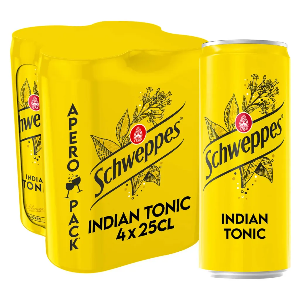 [SCH002] Schweppes Indian Tonic Canette 4x25 Cl