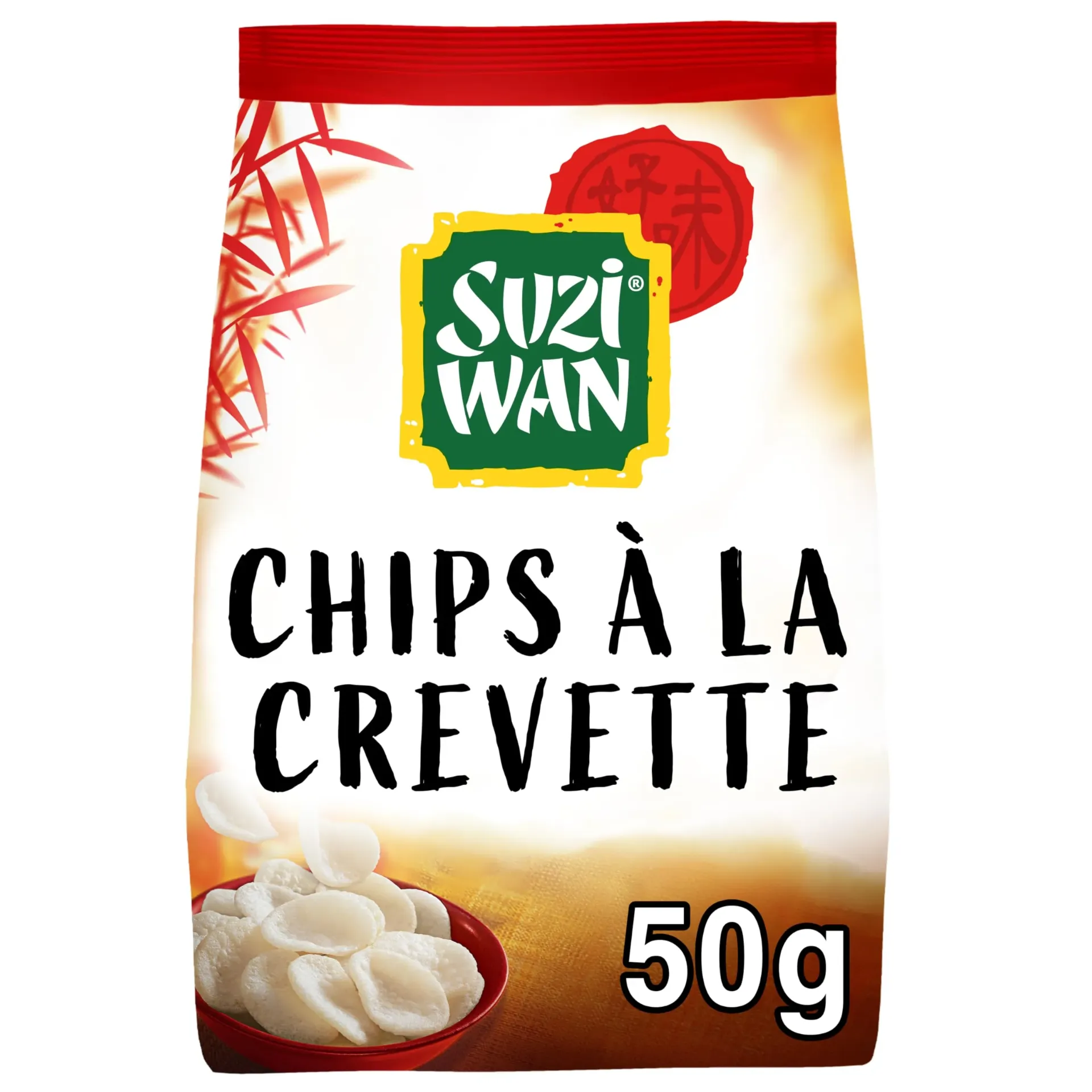 Suzi Wan Chips à la Crevette 50 Gr