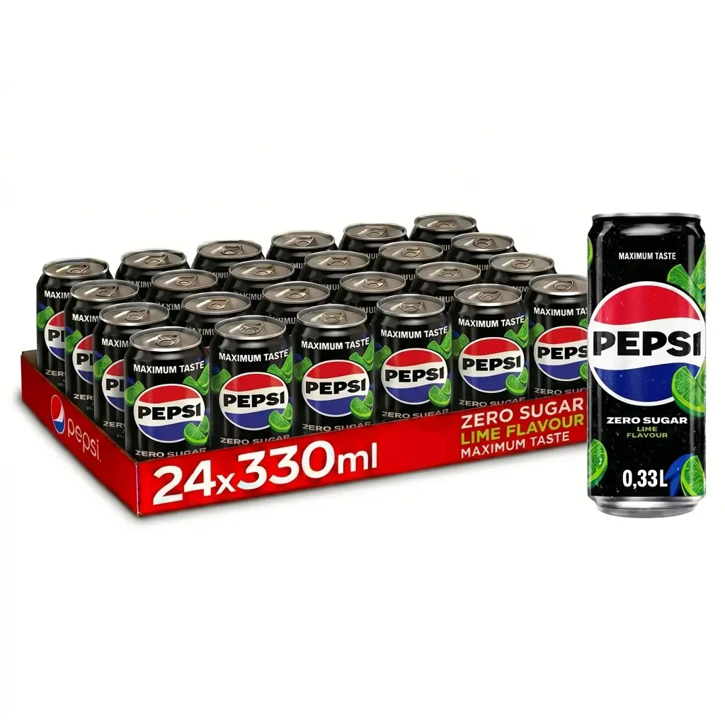 Pepsi Zero Sugar Lime BE Canette 24x33 Cl
