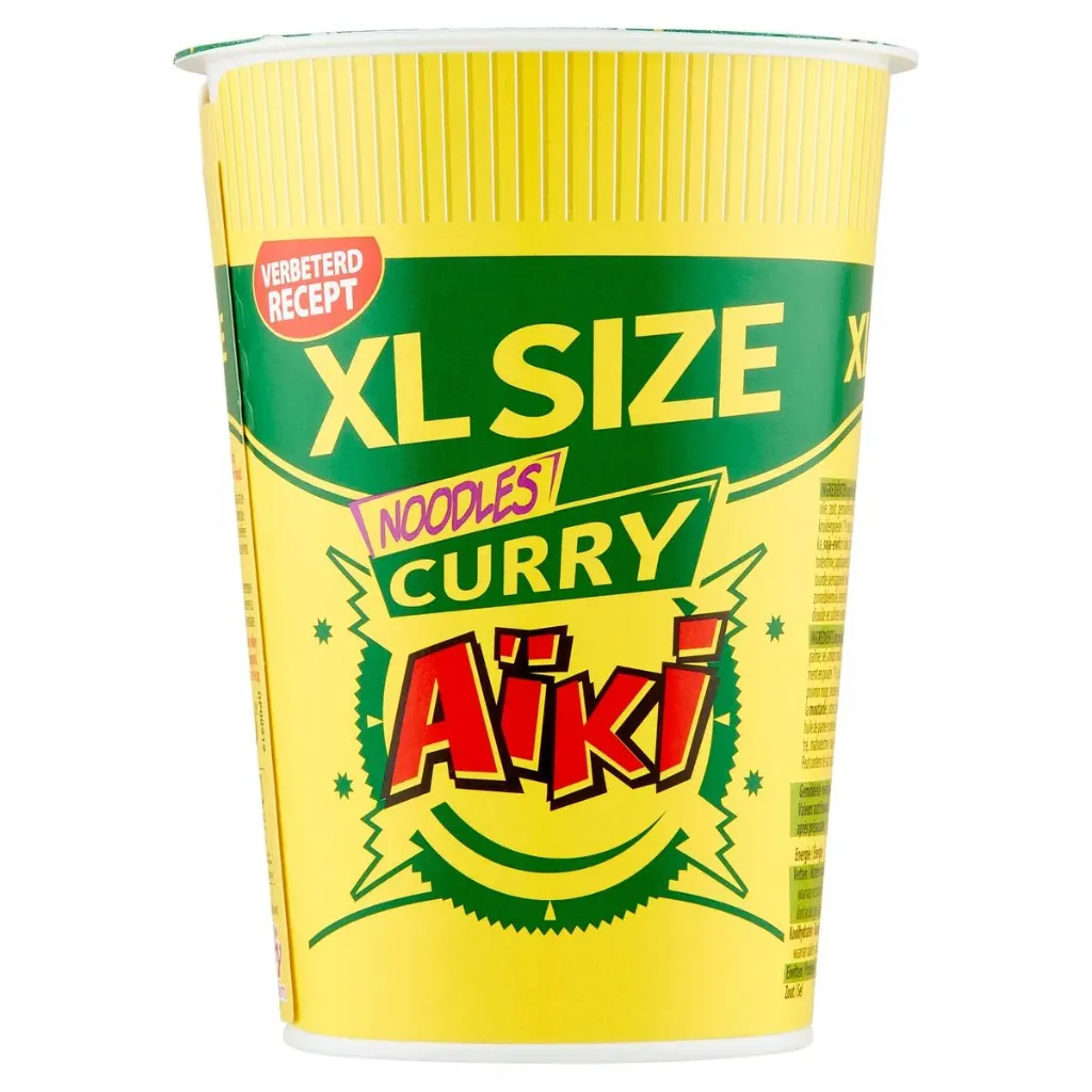 Aiki Noodles Curry Cup XXL Nouilles Instantanées 83 Gr