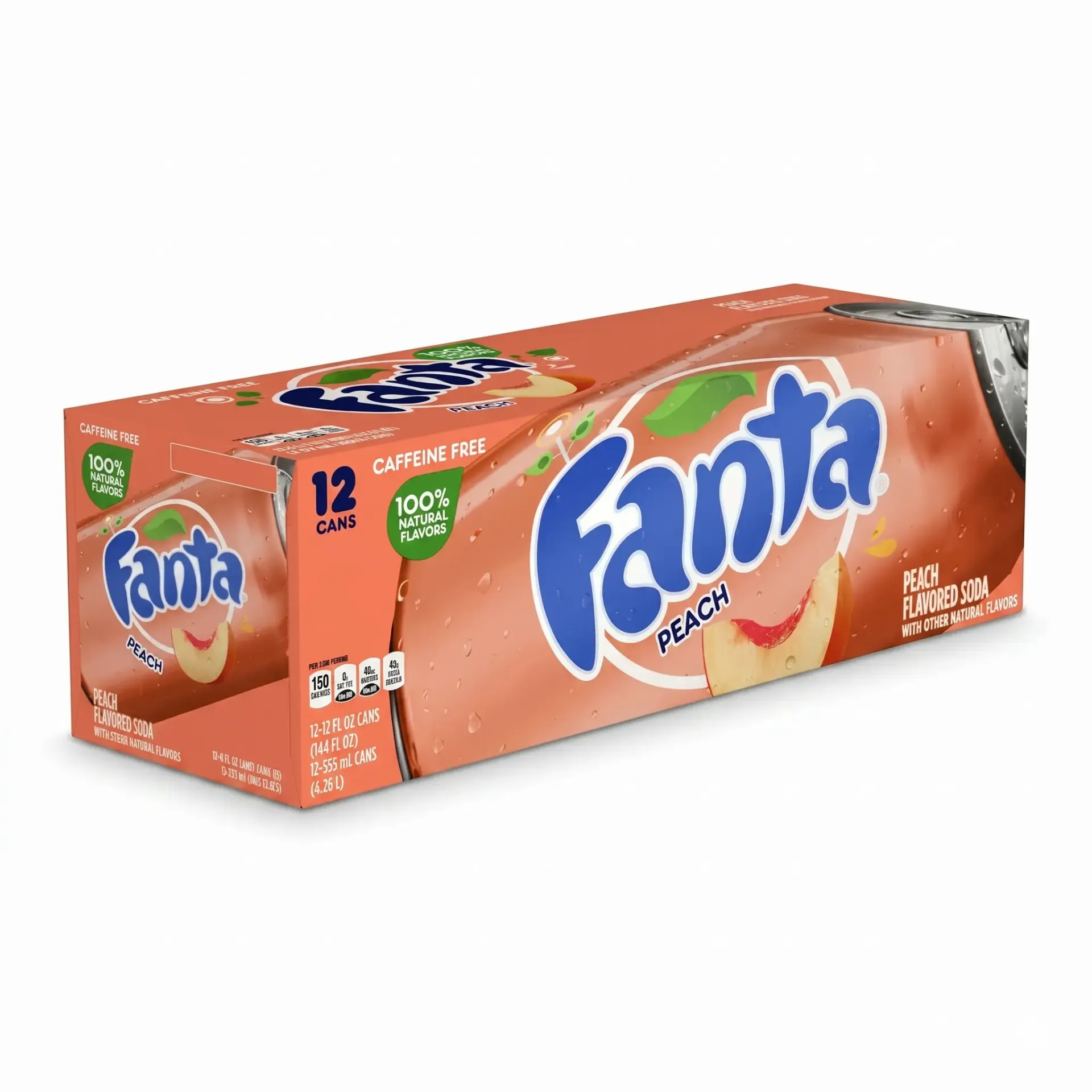 [FAN013] Fanta Peach US Canette 12x355 Ml