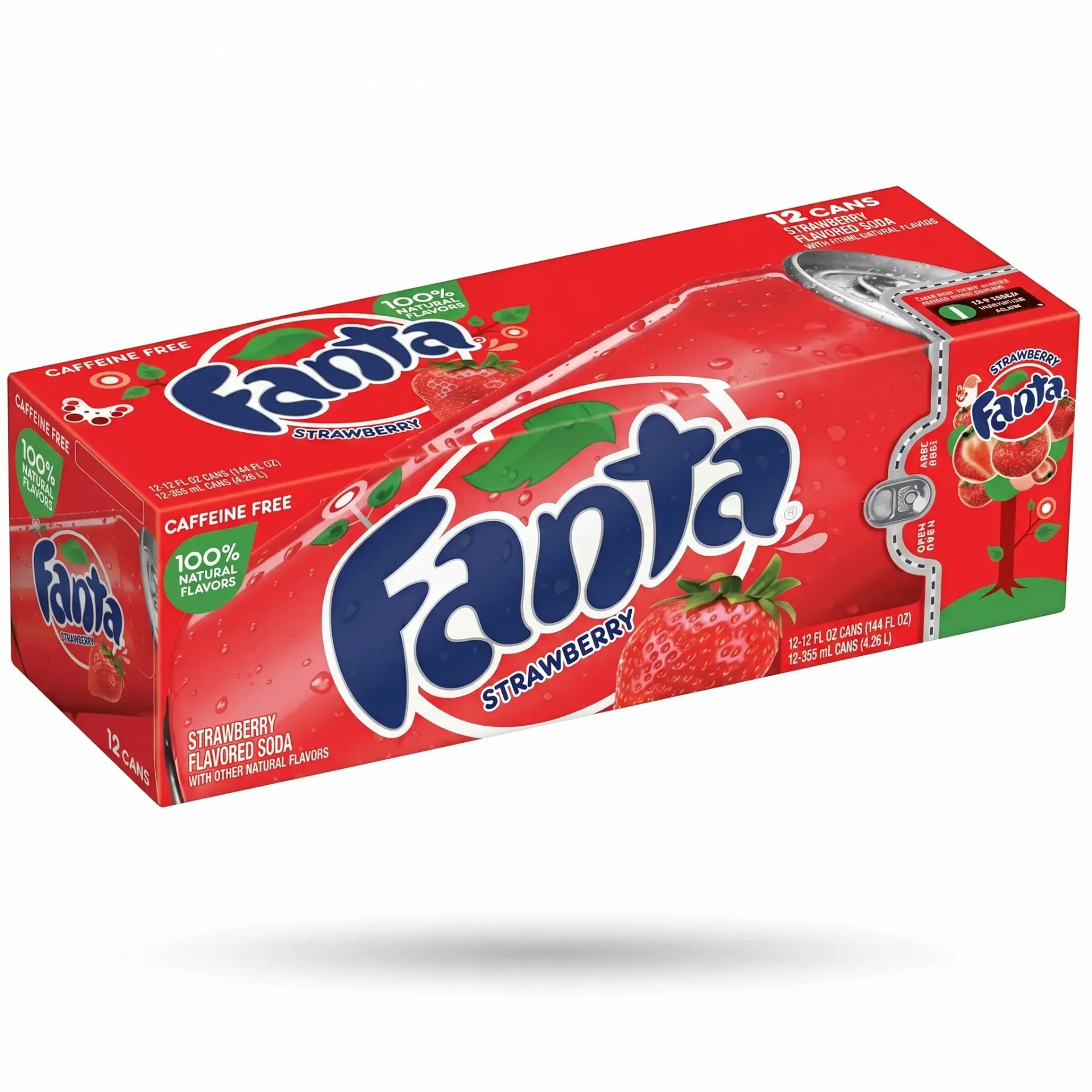 [FAN014] Fanta Strawberry US Canette 12x355 Ml