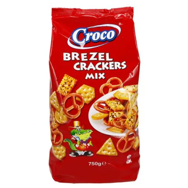 Croco Brezel Crackers Mix 750 Gr