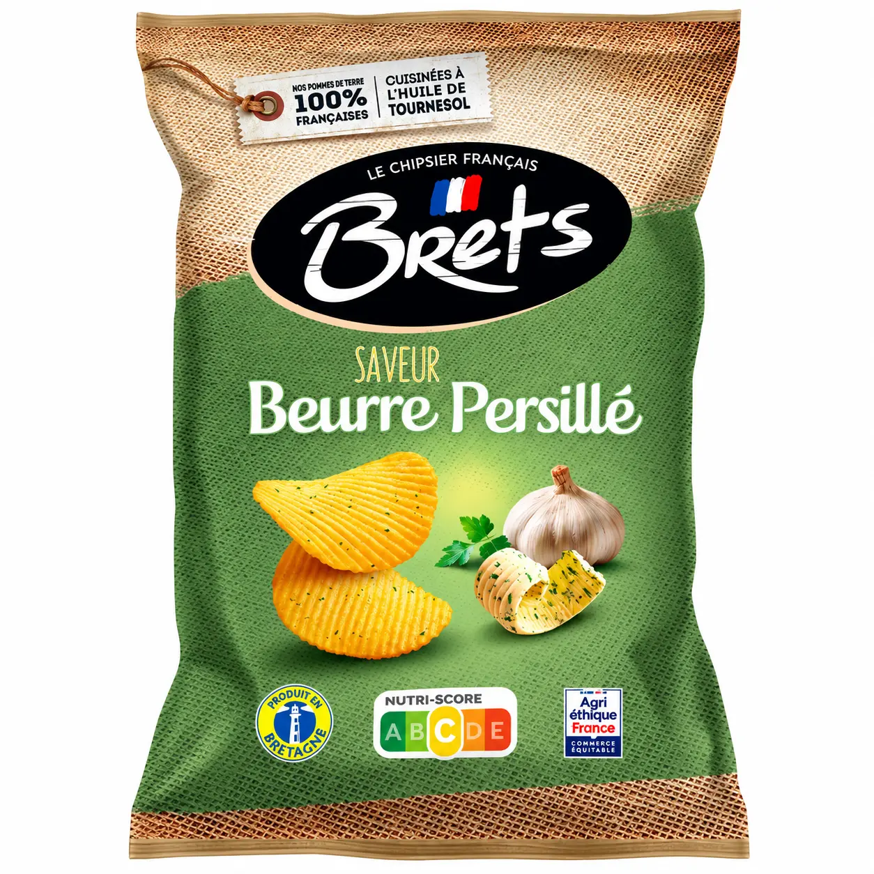 Brets Beurre Persillé Chips 125 Gr