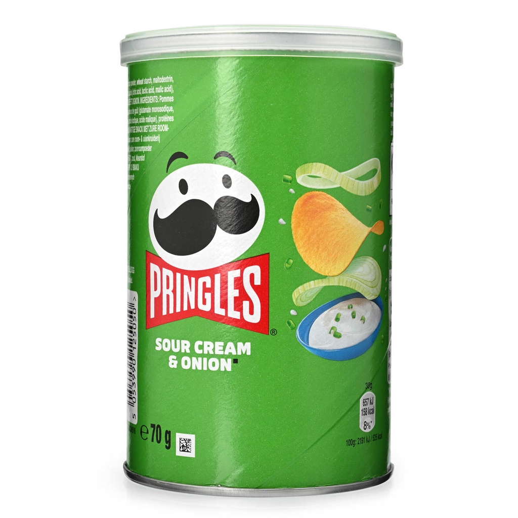 Pringles Sour Cream & Onion Chips 70 Gr