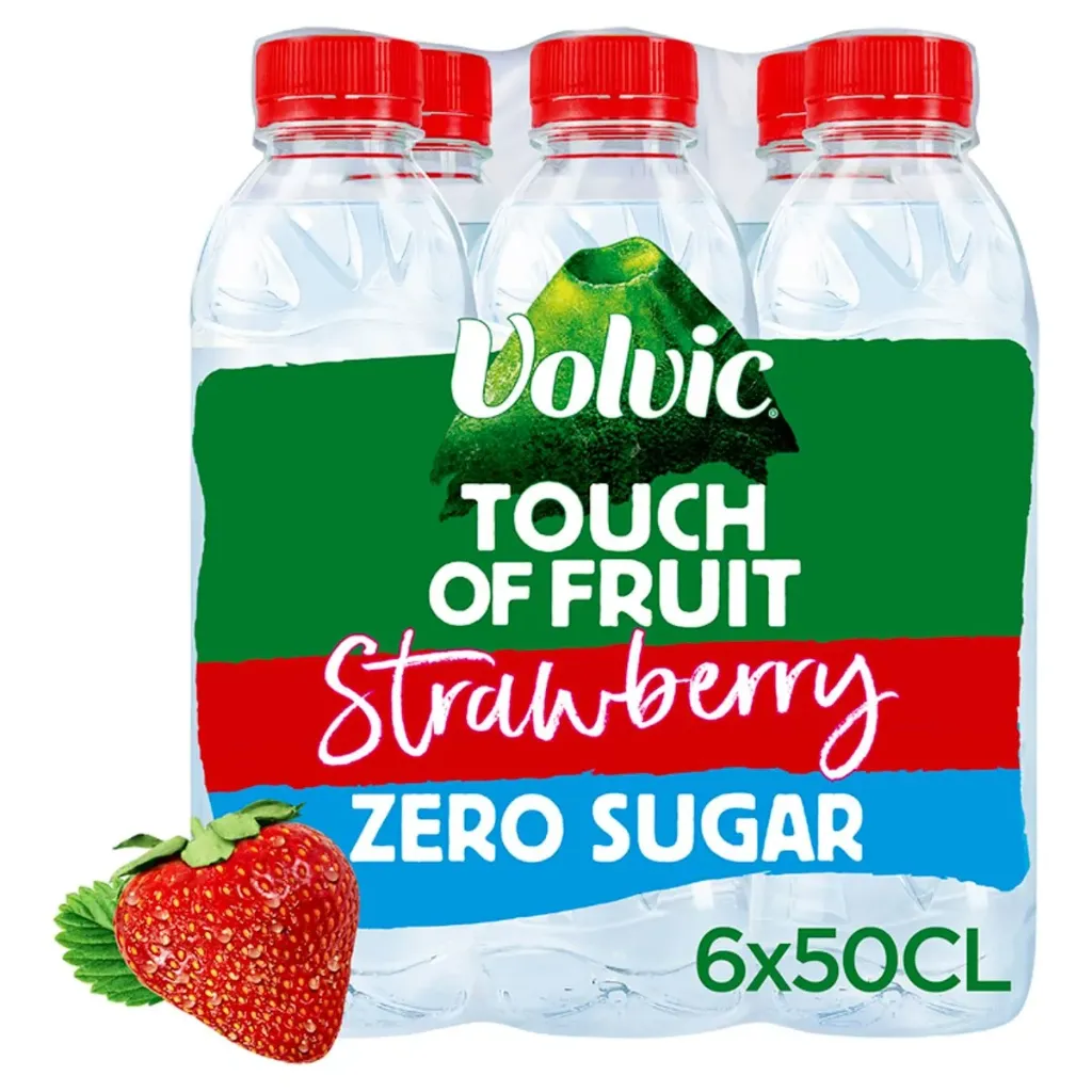 Volvic Touch Of Fruit Fraise Bouteille 6x50 Cl