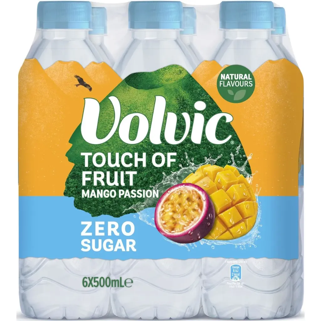 Volvic Touch Of Fruit Mangue Passion Bouteille 6x50 Cl