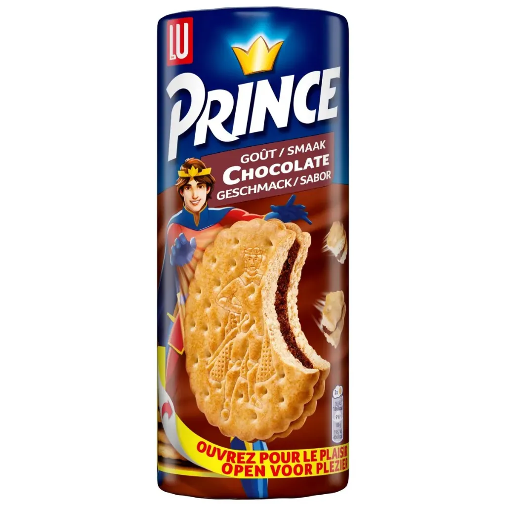 Lu Prince Biscuits Fourrés au Chocolat 300 Gr
