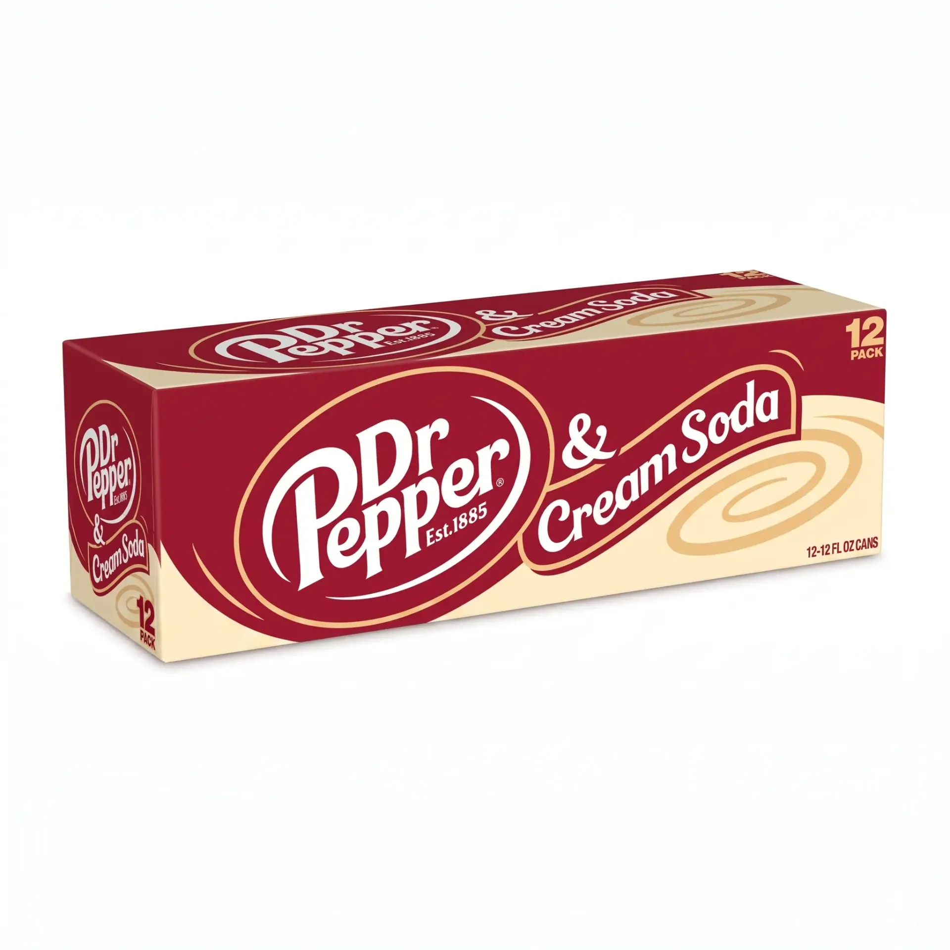 [DRP002] Dr Pepper & Cream Soda Canette 12x355 Ml