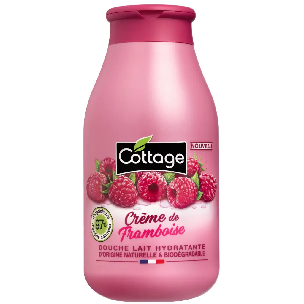 Cottage Crème de Framboise Douche Lait Hydratante 250 Ml