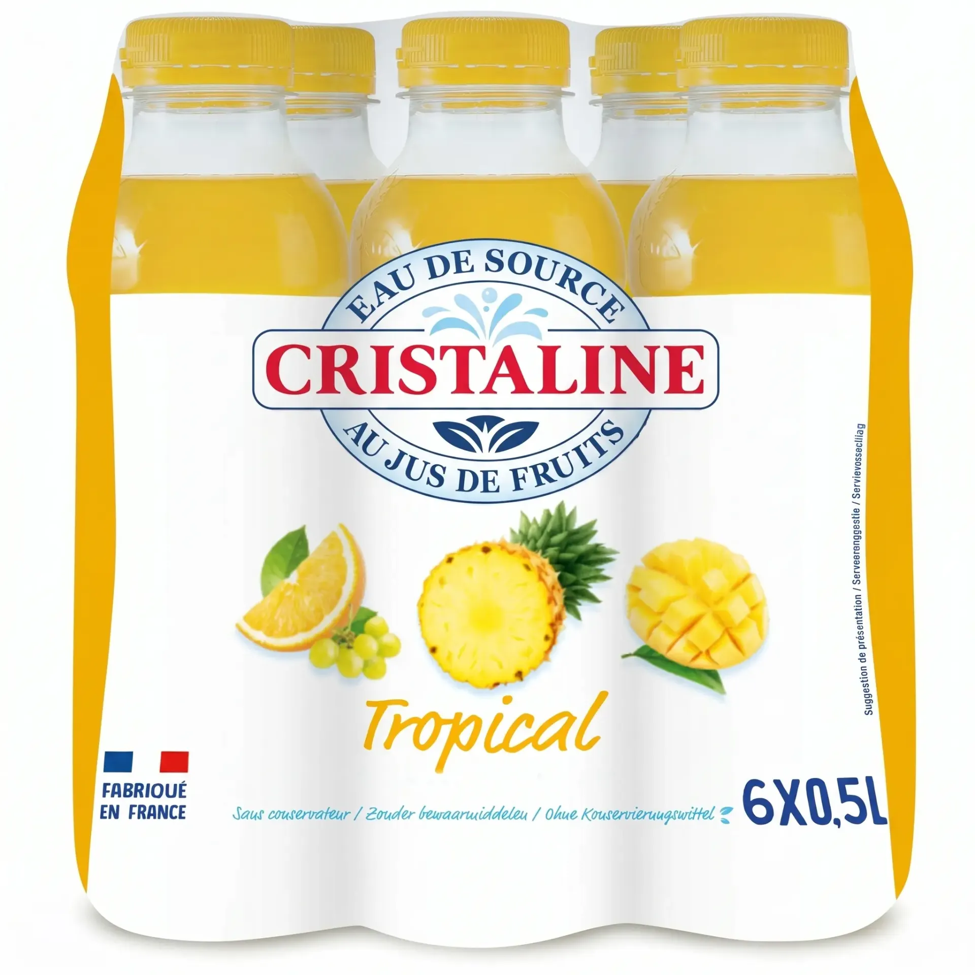 Cristaline Tropical Bouteille 6x50 Cl