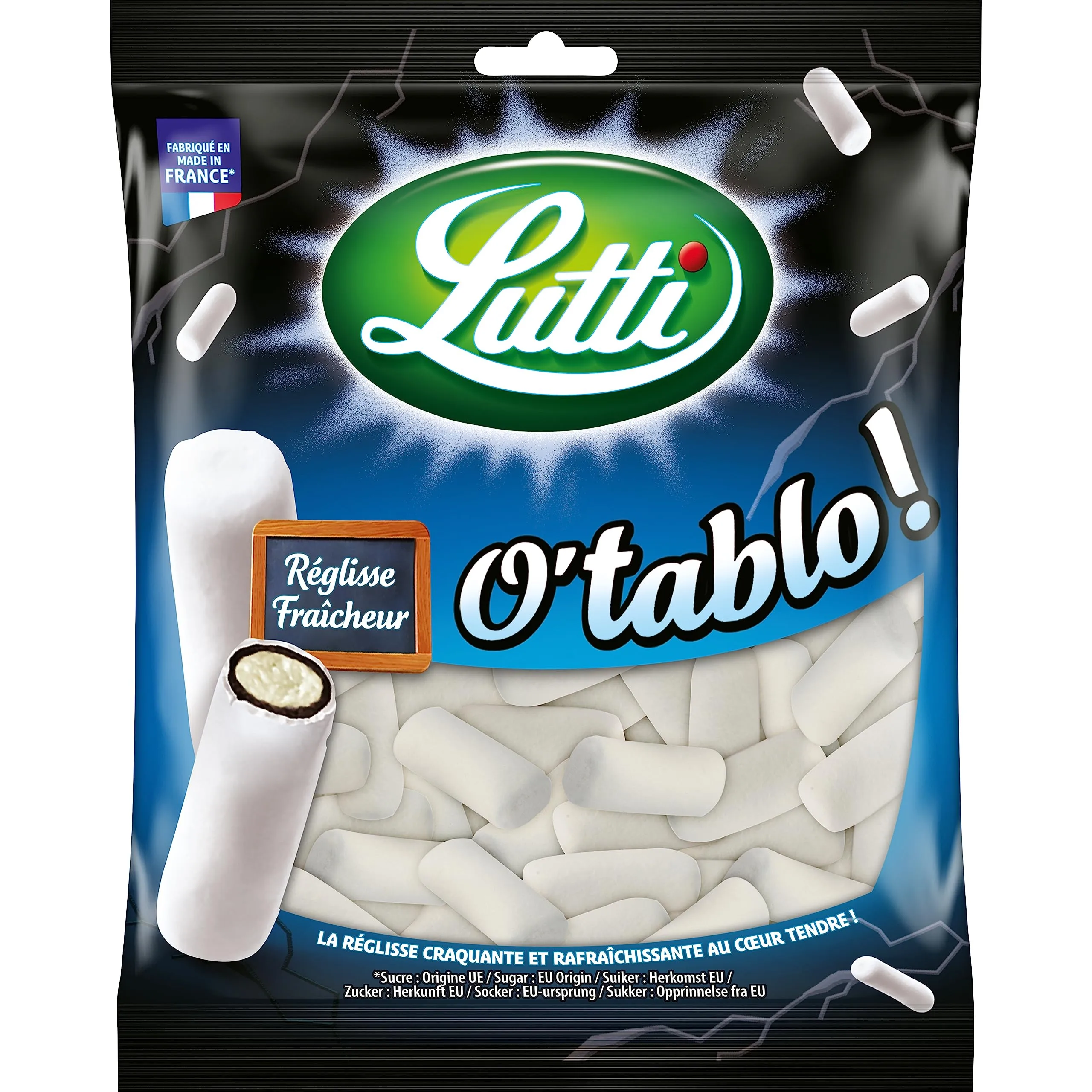 Lutti O'Tablo Réglisse Bonbons 200 Gr