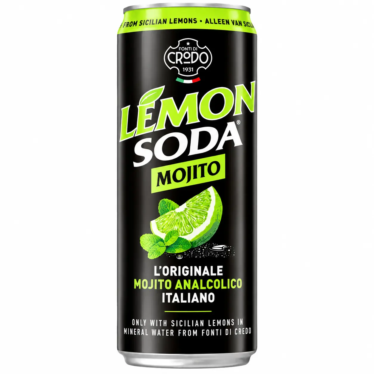 Crodo Lemon Mojito Soda Canette 33 Cl