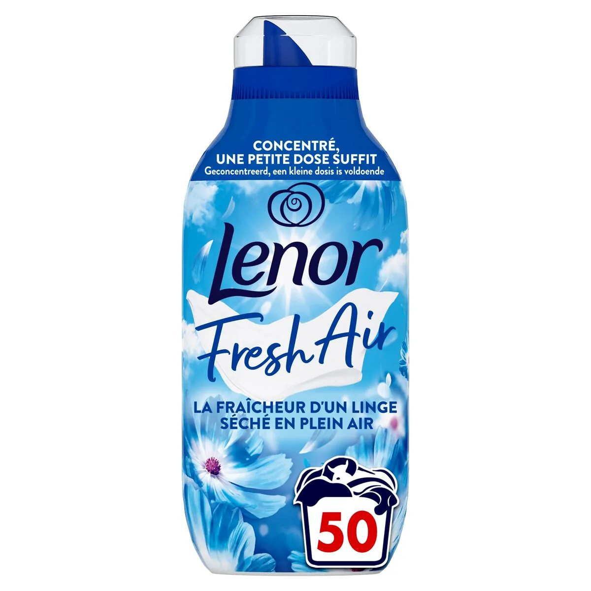 Lenor Fresh Air Fraîcheur Matinale Adoucissant Concentré 50 Doses 700 Ml
