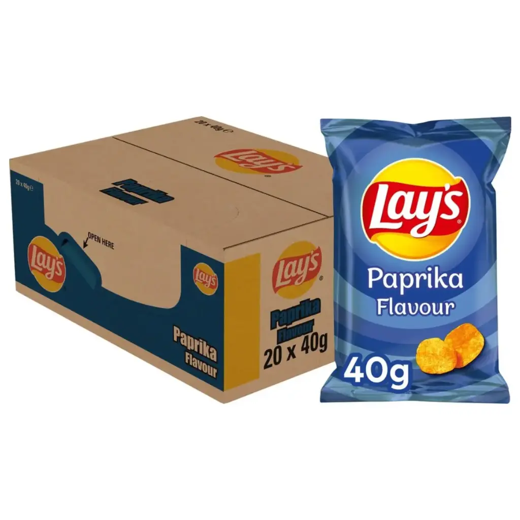 Lay's Paprika Chips 20x40 Gr