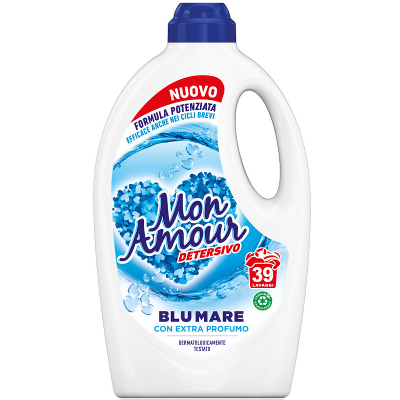 Mon Amour Blu Mare Lessive Liquide 1,56 Litre 39 Doses