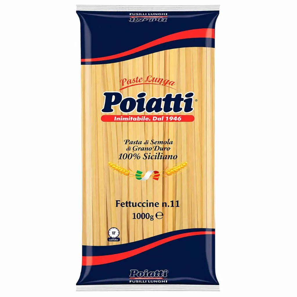 Poiatti Fettuccine N11 Pâtes 1 Kg