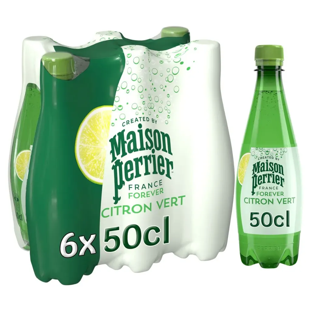 Maison Perrier Citron Vert Eau Pétillante Aromatisée 6x50 Cl
