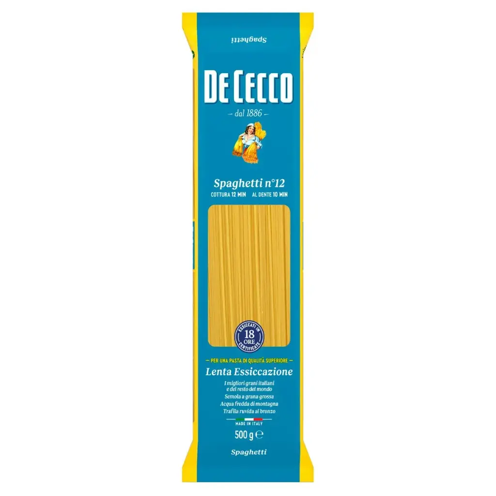 De Cecco Spaghetti Pâtes 500 Gr