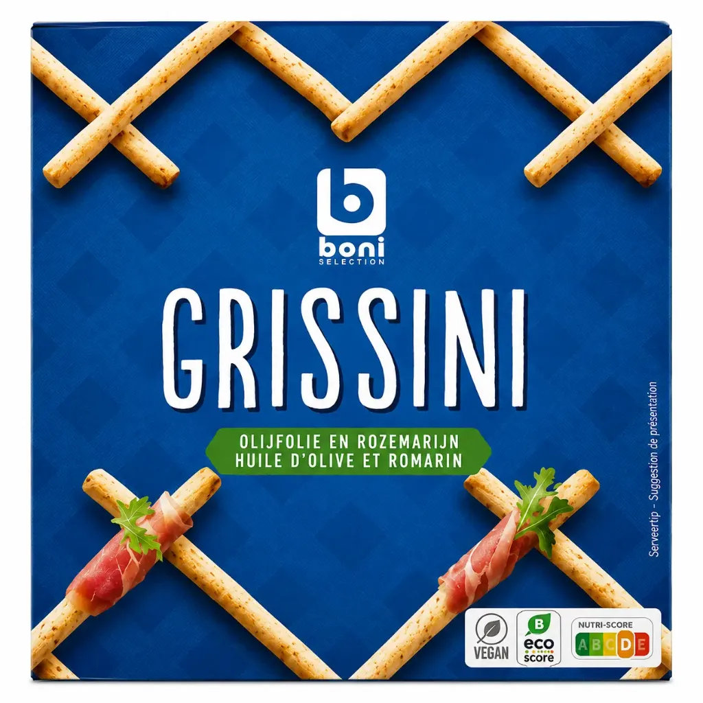 Boni Grissini Huile d'Olive & Romarin 100 Gr