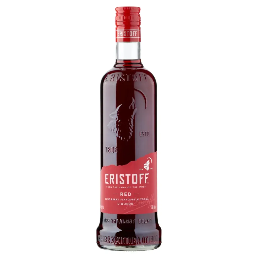 Eristoff Vodka Rouge 18% Bouteille 70 Cl
