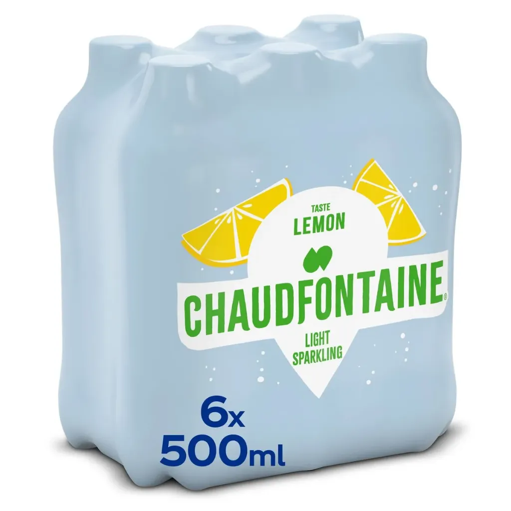 Chaudfontaine Lemon Eau Pétillante Aromatisée 6x50 Cl