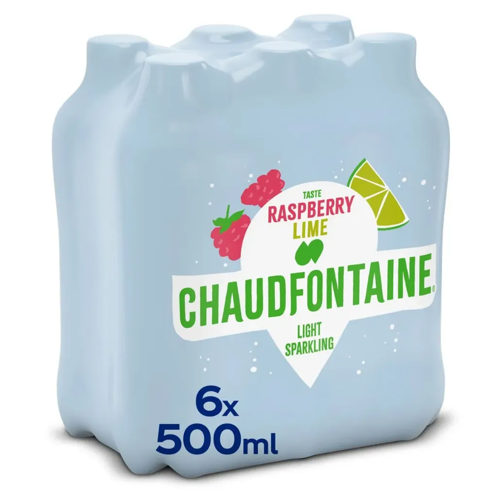 Chaudfontaine Raspberry Lime Eau Pétillante Aromatisée 6x50 Cl
