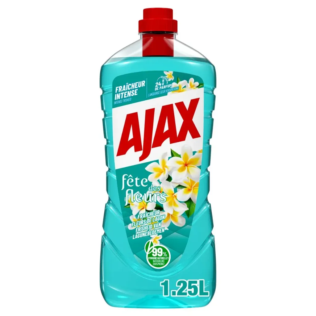 Ajax Fête des Fleurs Fraîcheur Lagon Nettoyant Sol 1,25 L