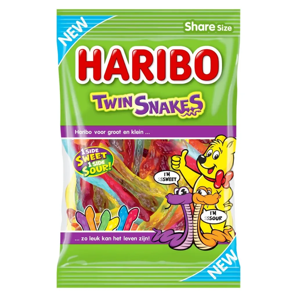 Haribo Twin Snakes Bonbons 220 Gr