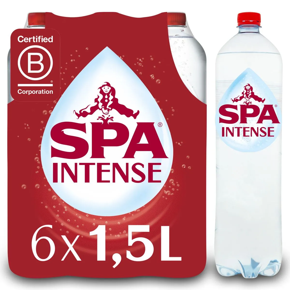 Spa Intense Eau Pétillante Bouteille 6x1,5 L
