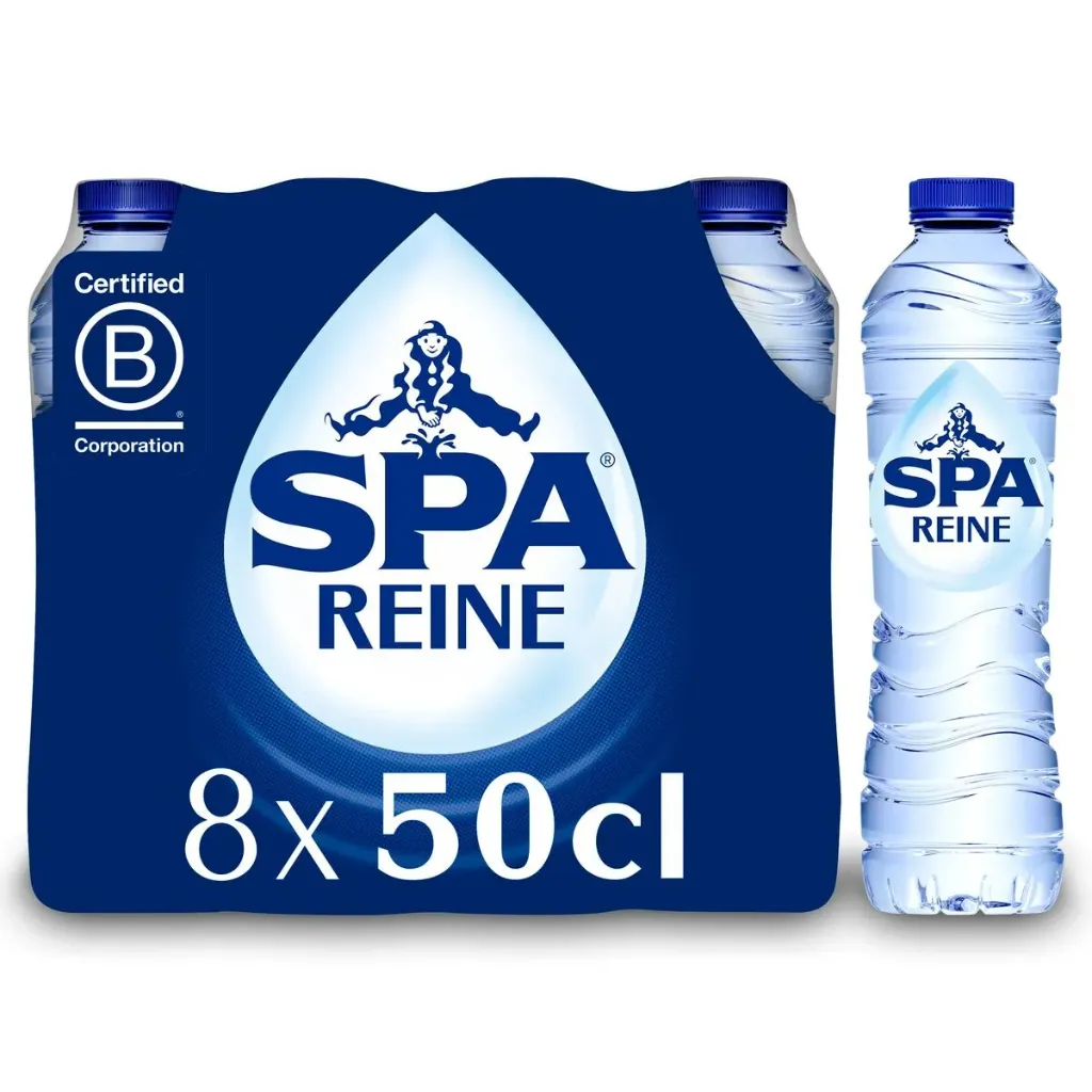Spa Reine Eau Plate Bouteille 8x50 Cl