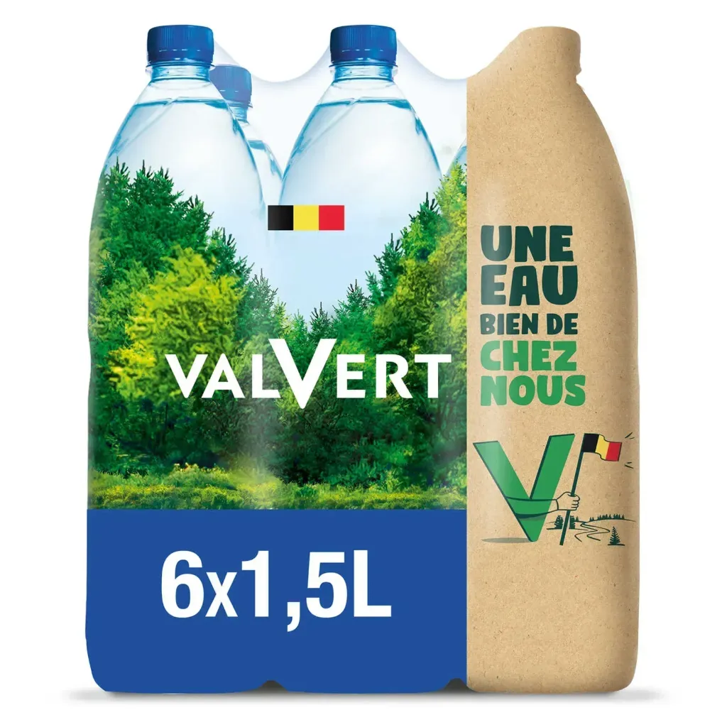 Valvert Eau Plate Bouteille 6x1,5 L