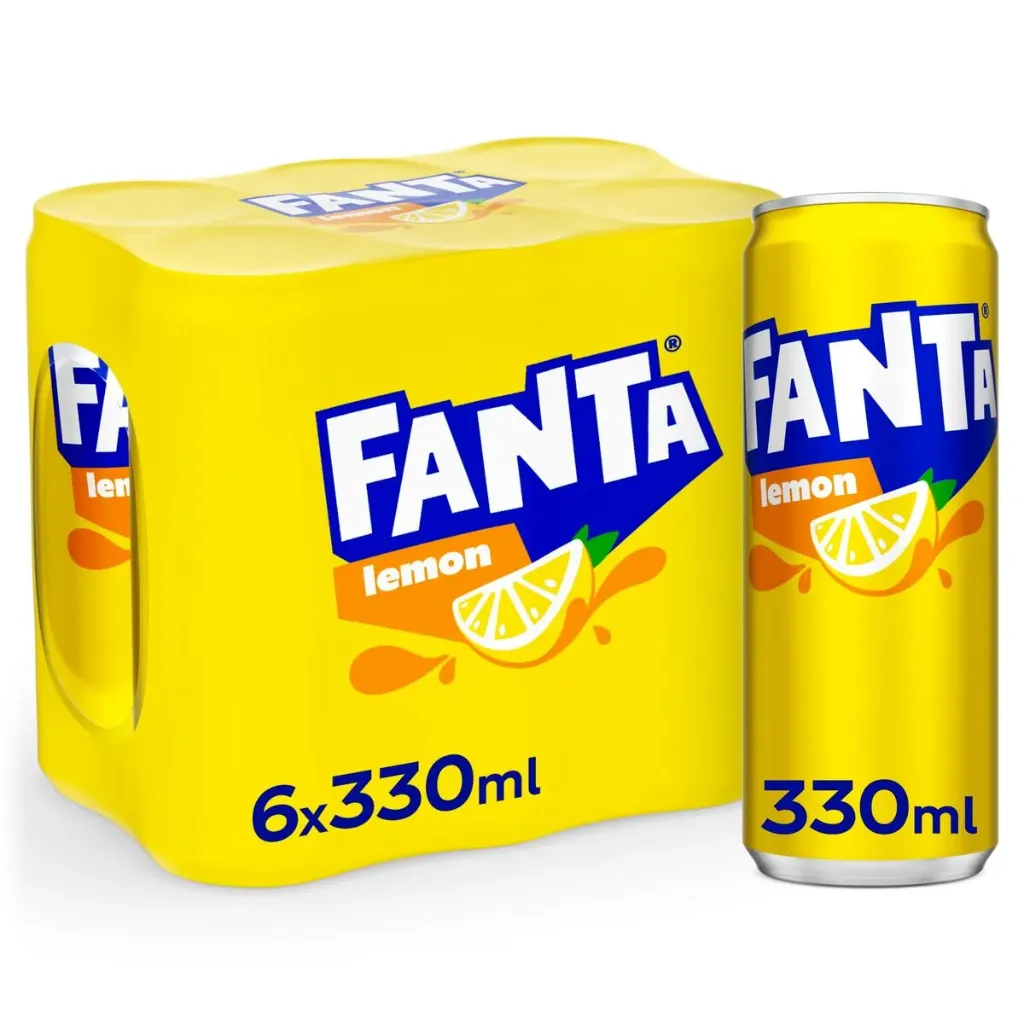 Fanta Lemon SLIM Canette 6x33 Cl
