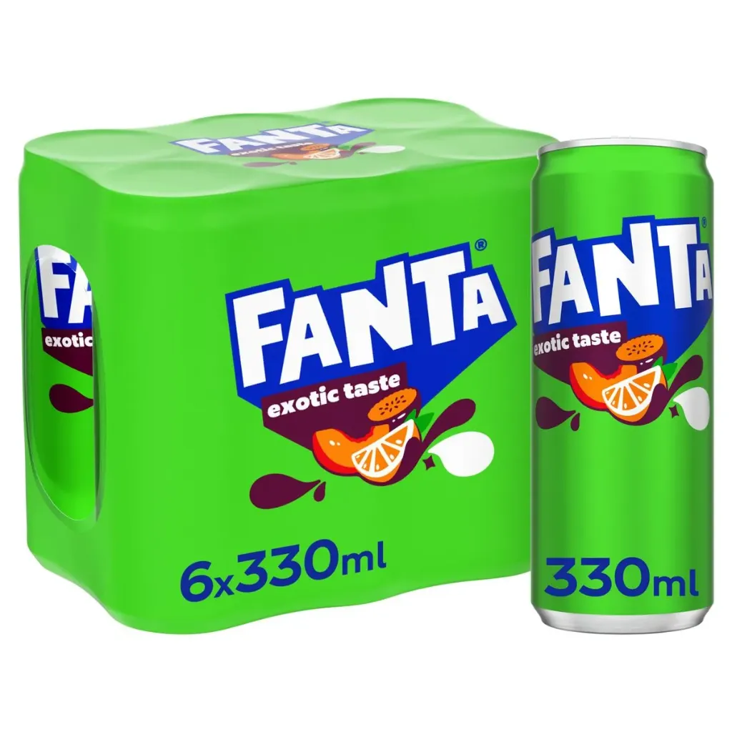 Fanta Exotic SLIM Canette 6x33 Cl