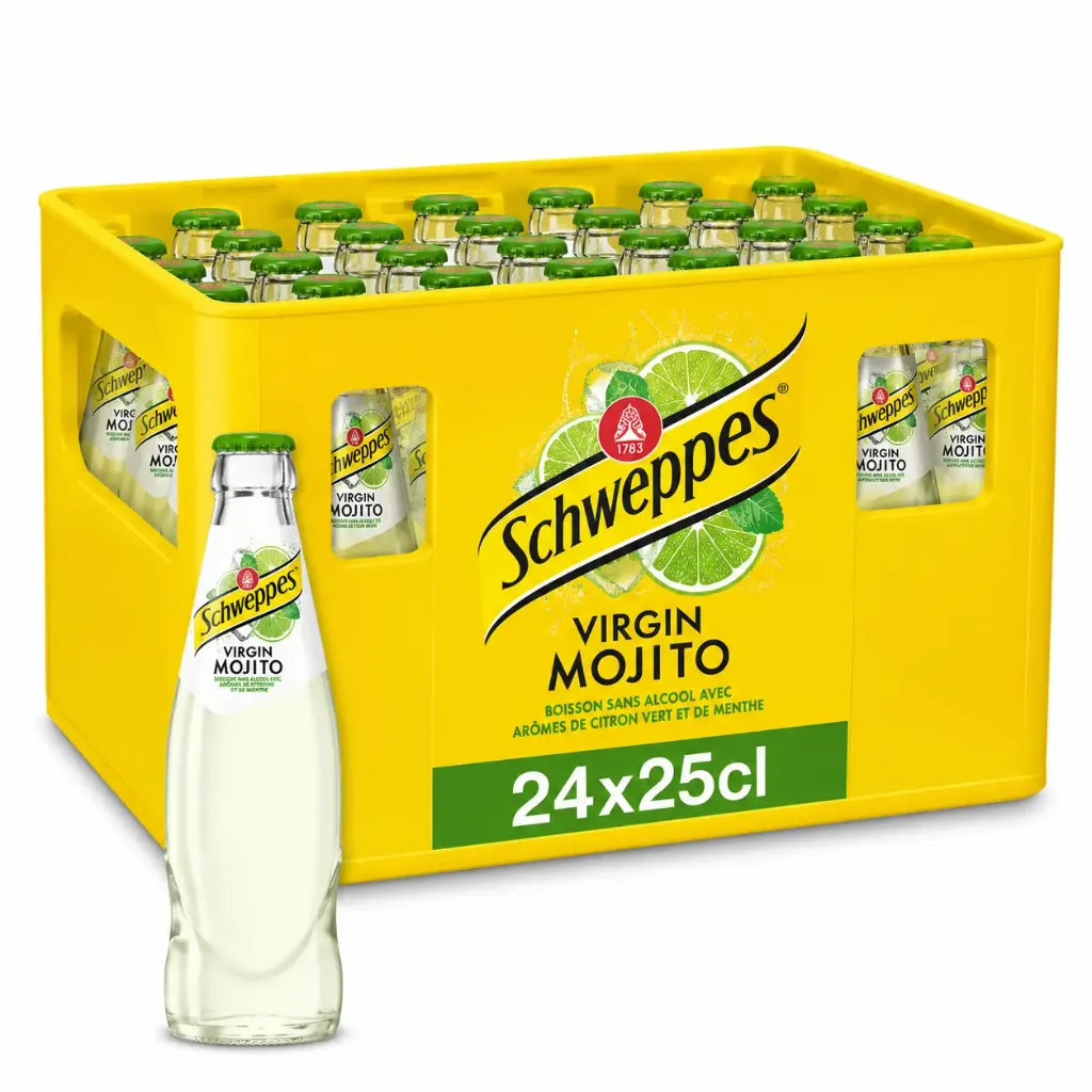 Schweppes Mojito Casier Bouteille 24x25 Cl