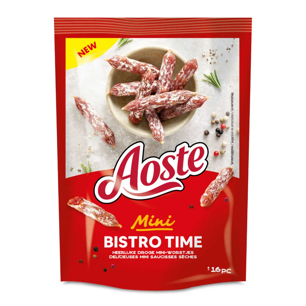Aoste Mini Bistro Time Saucissons 80 Gr