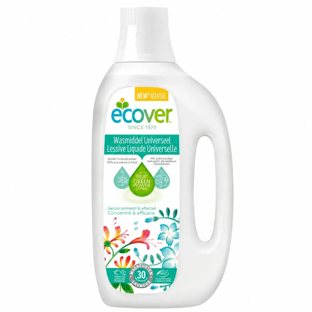 Ecover Chèvrefeuille & Jasmin Lessive Liquide 1,5 L 30 Doses