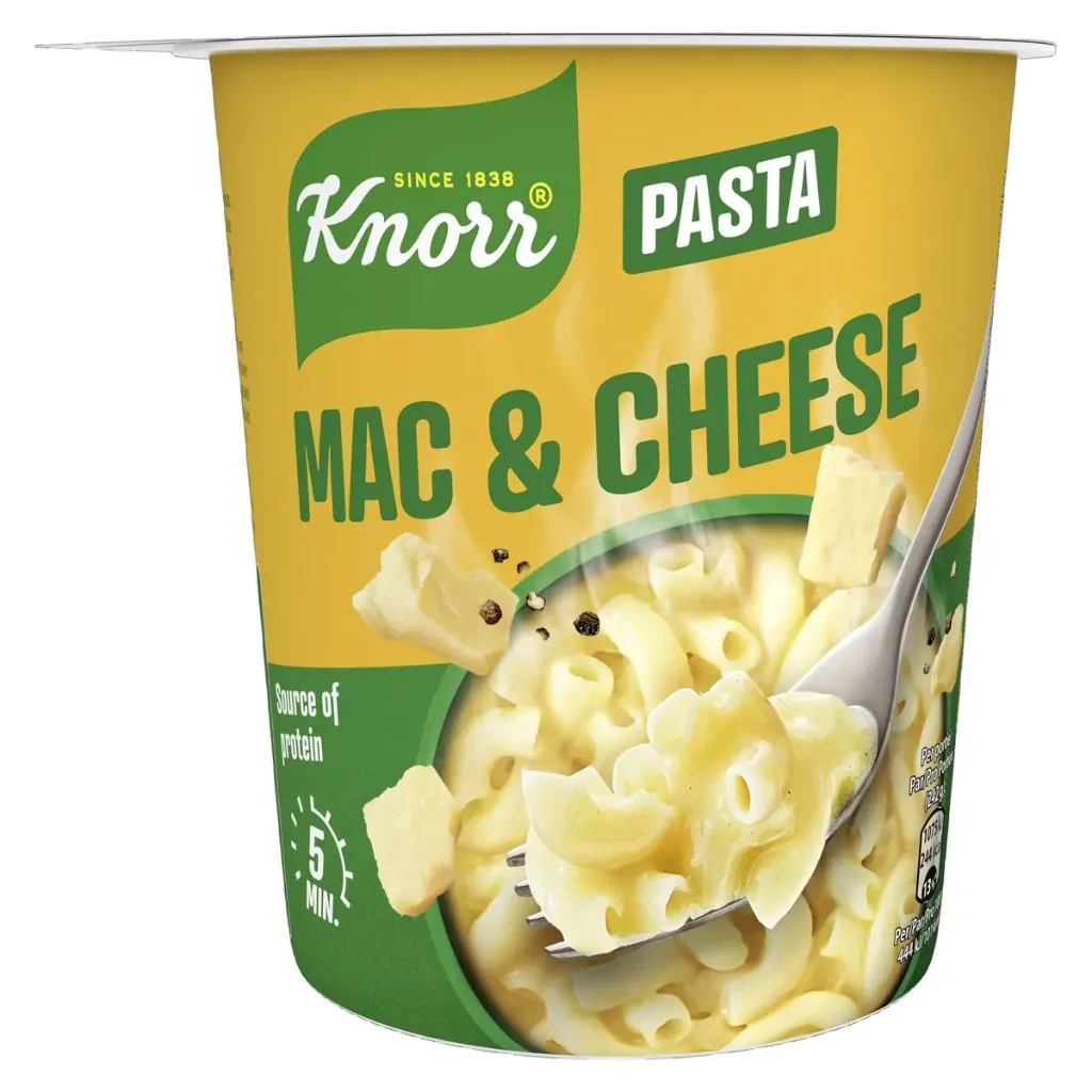 Knorr Pasta Mac & Cheese Pâtes Instantanées Pot 62 Gr