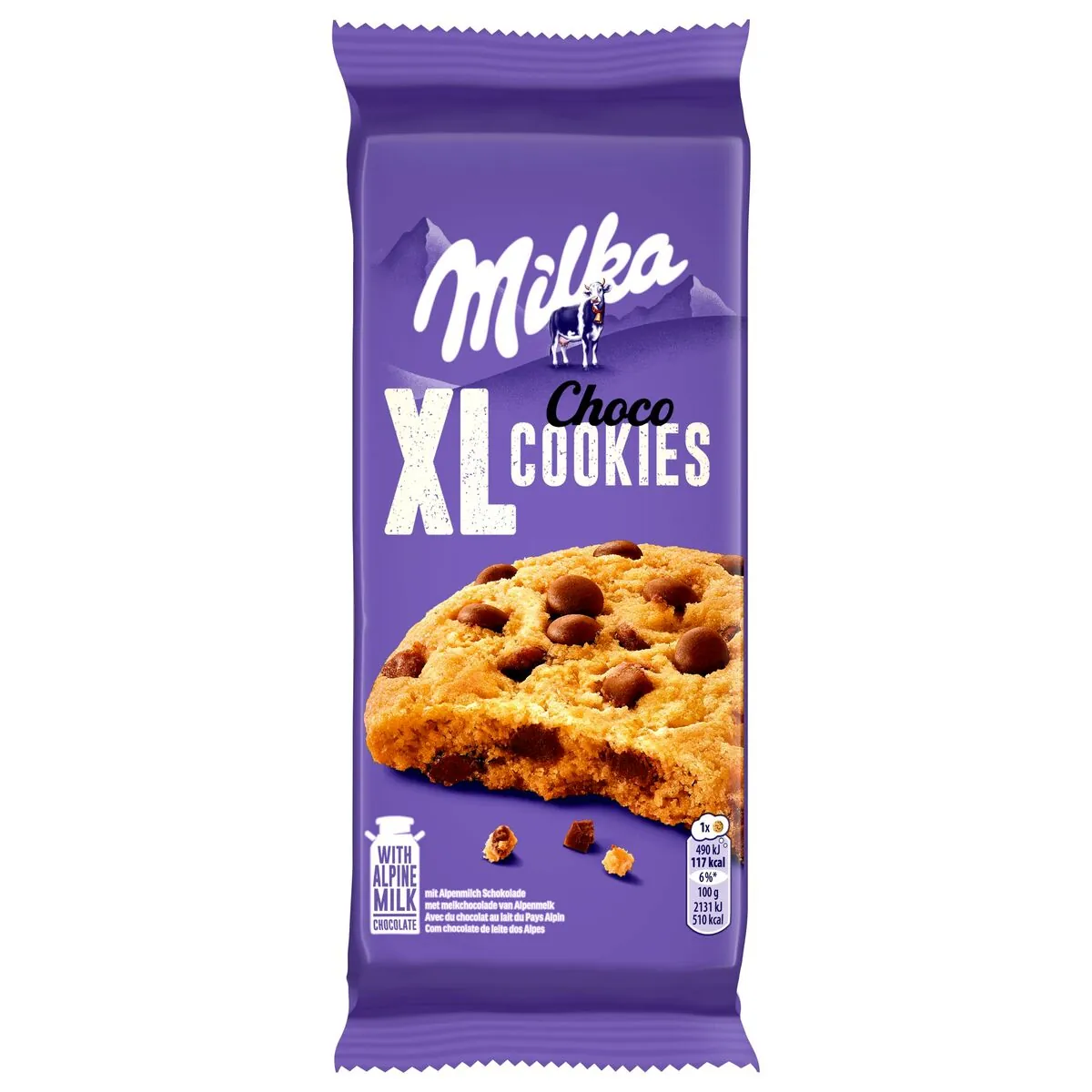 Milka XL Cookies Choco 184 Gr
