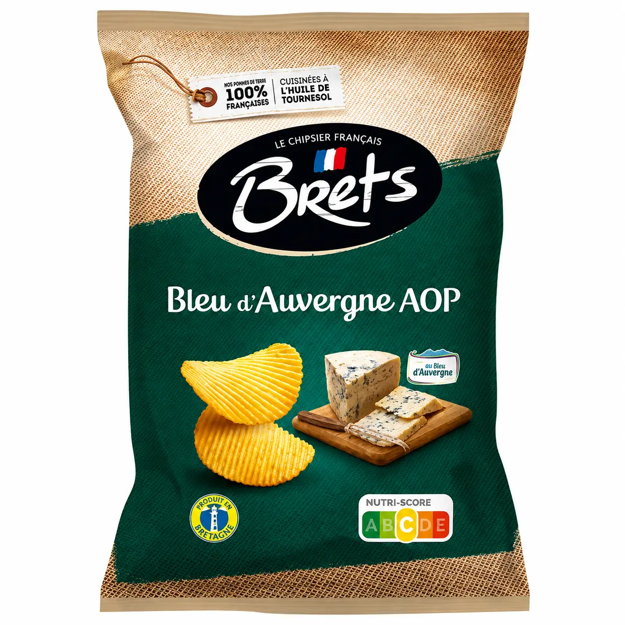 Brets Bleu d'Auvergne Chips 125 Gr