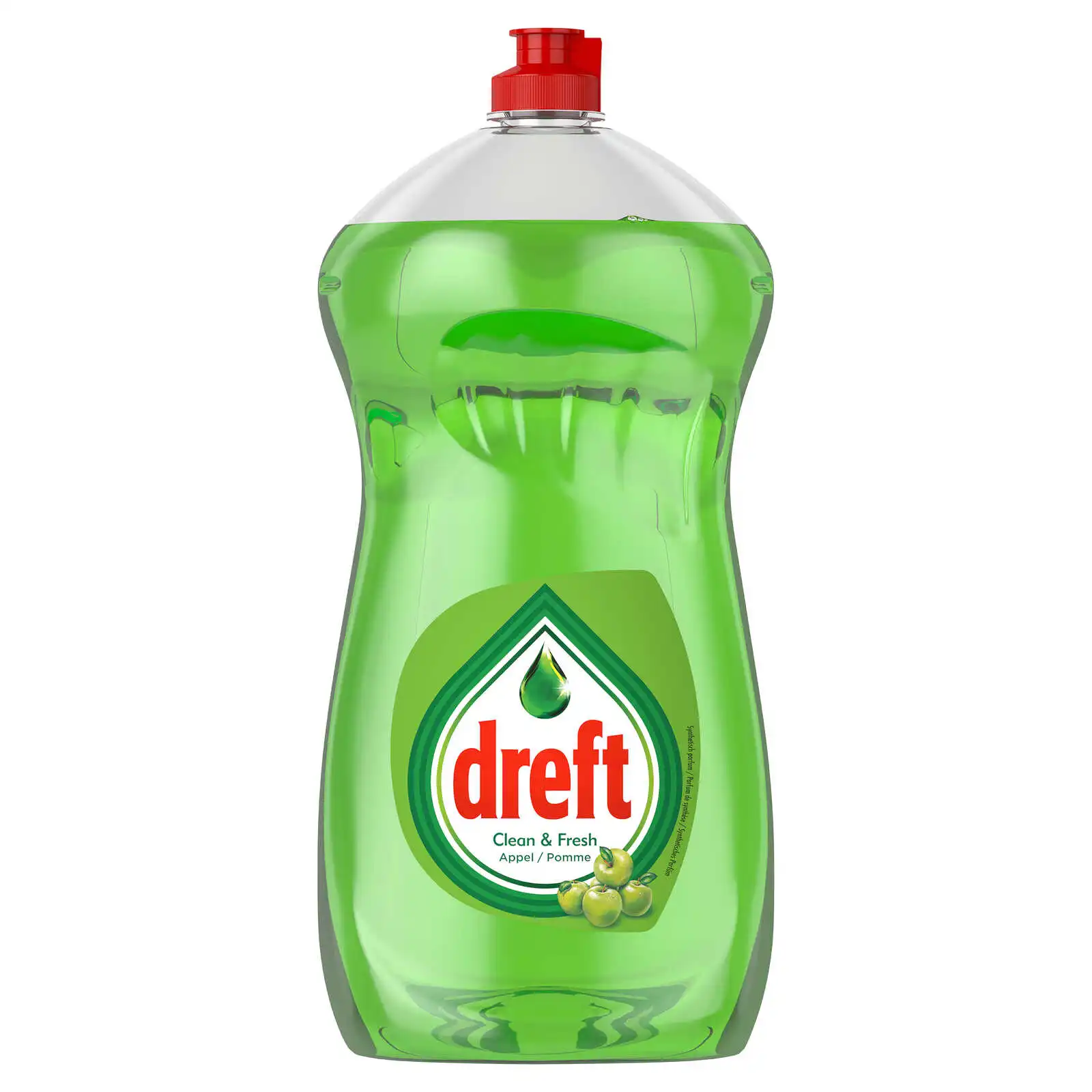 Dreft Clean & Fresh Pomme Liquide Vaisselle 1,45 L
