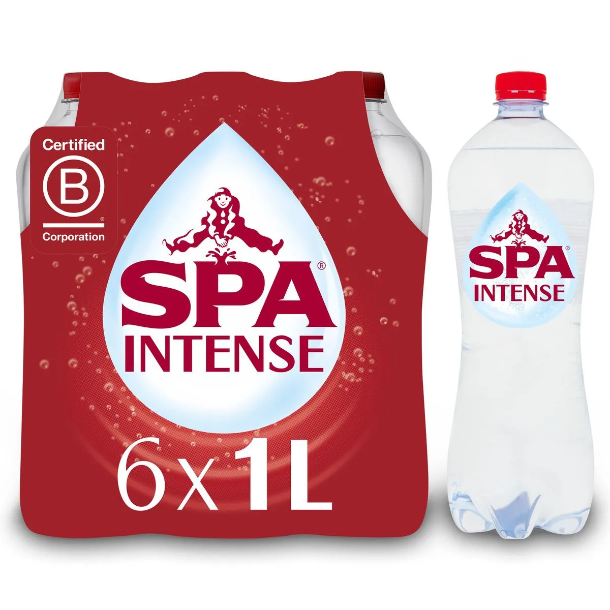 Spa Intense Eau Pétillante Bouteille 6x1 L