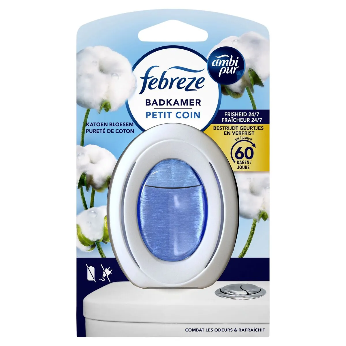 Febreze Petit Coin Pureté de Coton Désodorisant 8 Ml