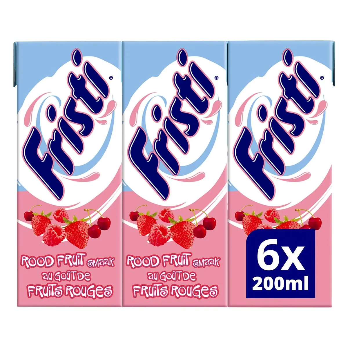 Fristi Fruits Rouges Lait Aromatisé 6x200 Ml