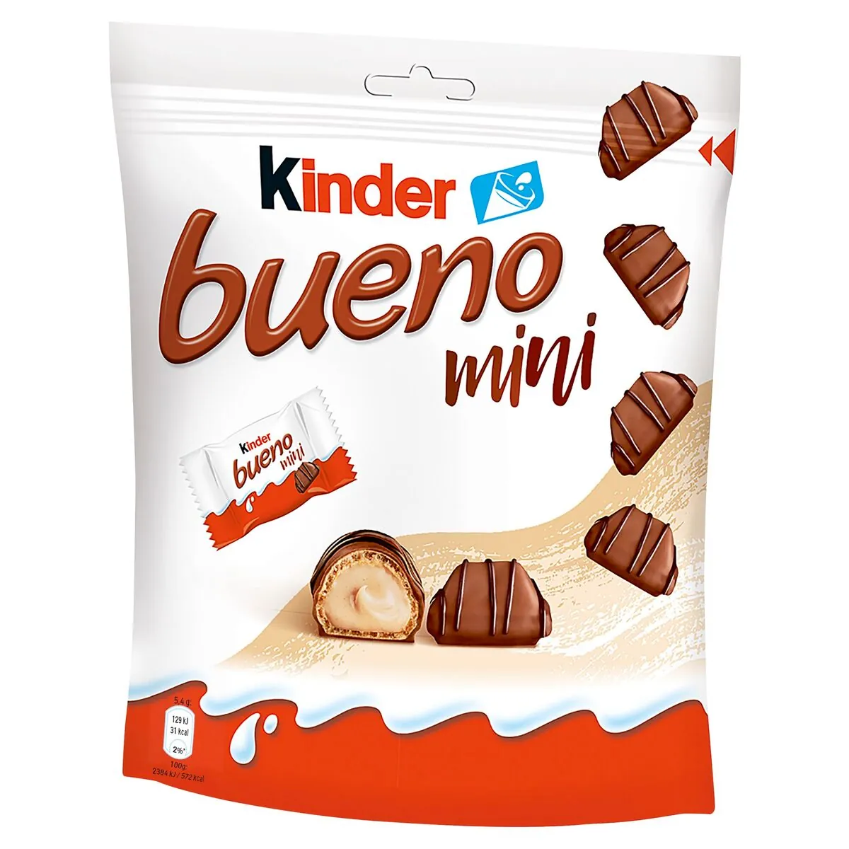 Kinder Bueno Mini Barres Chocolatées 108 Gr