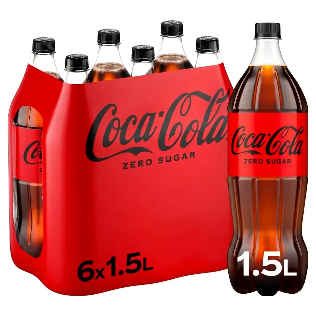 Coca-Cola Zéro Sugar BE Bouteille 6x1,5 L