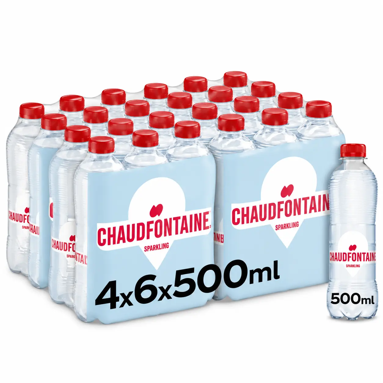 Chaudfontaine Eau Pétillante Bouteille 24x50 Cl