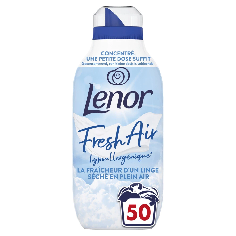 Lenor Fresh Air Hypoallergénique Adoucissant Concentré 50 Doses 700 Ml